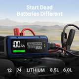 Alpha 85 All-Season Series 2000A Smart Jump Starter Built for Pickups, RVs & Year-Round Driving （Deep Space Blue）