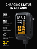 Sigma 1 Guard Series – 1A 6V/12V Smart Battery Charger & Maintainer, Automatic Trickle Charger with Intelligent Charging and Desulfation for Cars, Motorcycles & ATVs