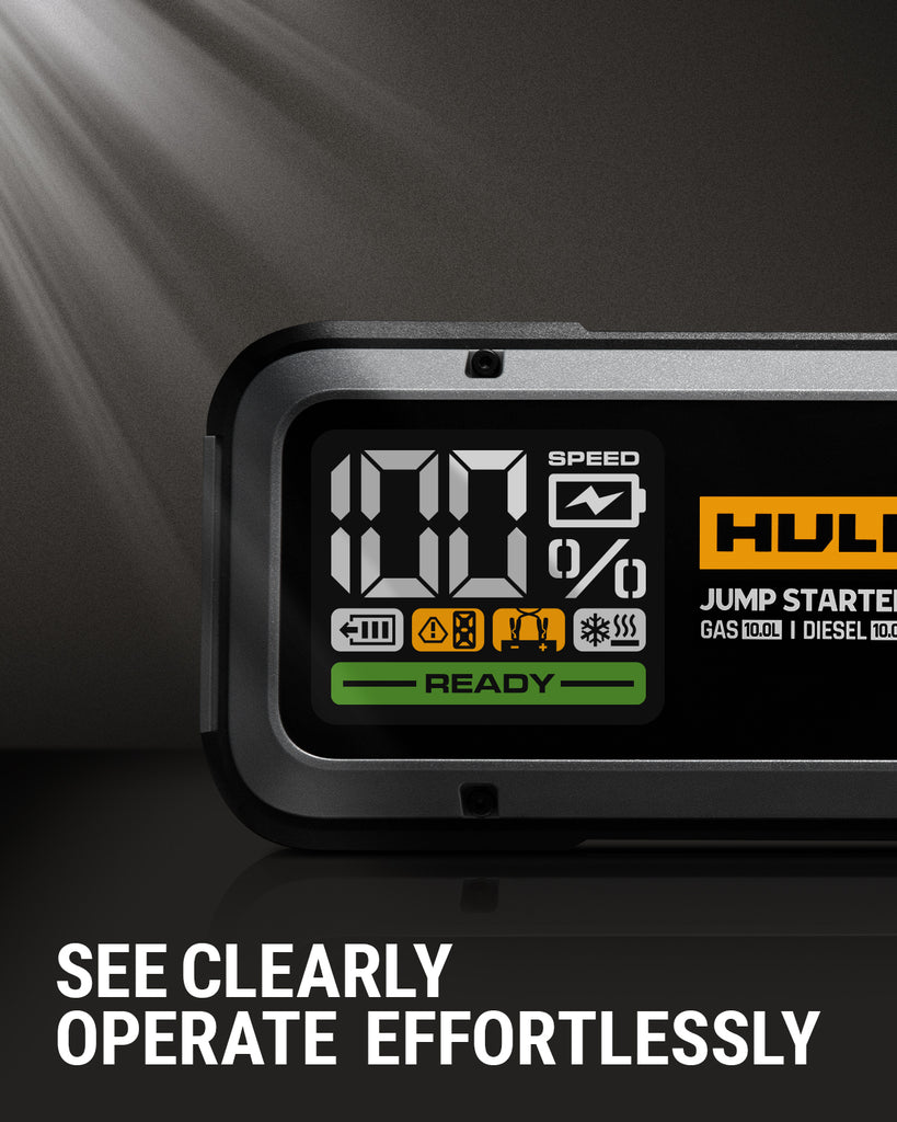 HULKMAN Alpha100 Jump Starter 4000A 32000mAh 40℉ Start Car Starter