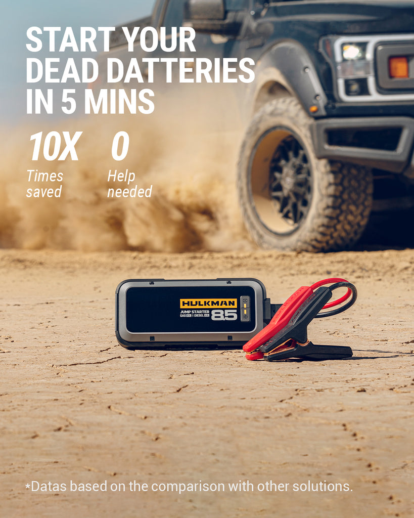 HULKMAN Alpha 85 2000A 12V Portable Lithium Car Jump Starter HULKMAN